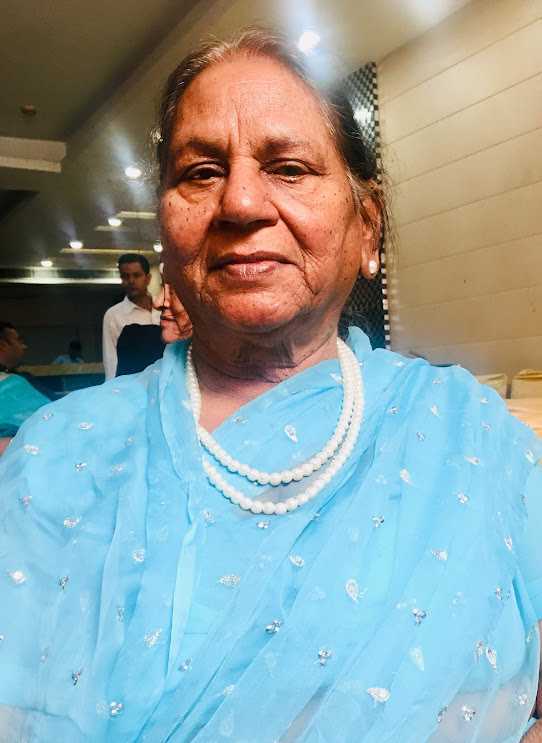 Late Mrs. Santosh Thakur portrait